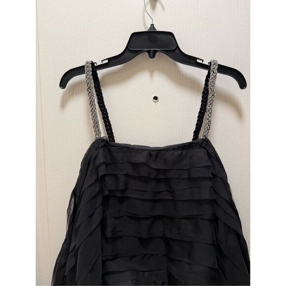 Elliatt Eira Black Layered Evening Maxi Dress Black cocktail Event size S NWT - Picture 7 of 7